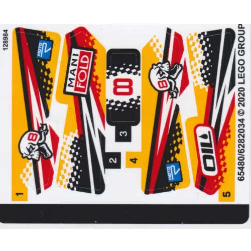 Sticker Sheet for Set 42101-1