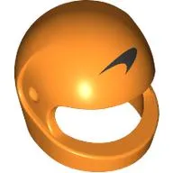 Helmet, Standard with Black Swoosh print