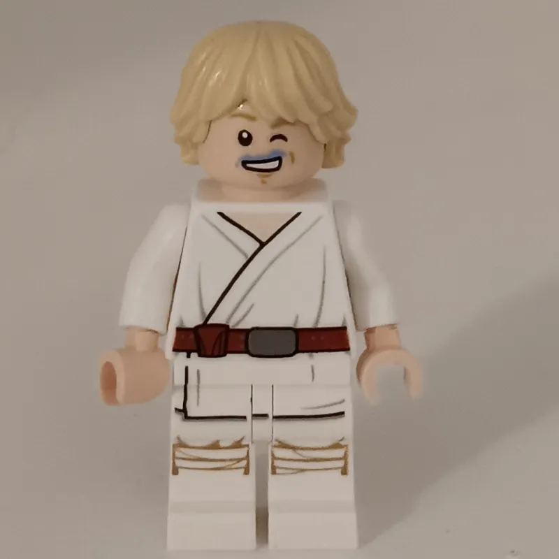 Luke Skywalker, White Robe, Blue Milk Mouth