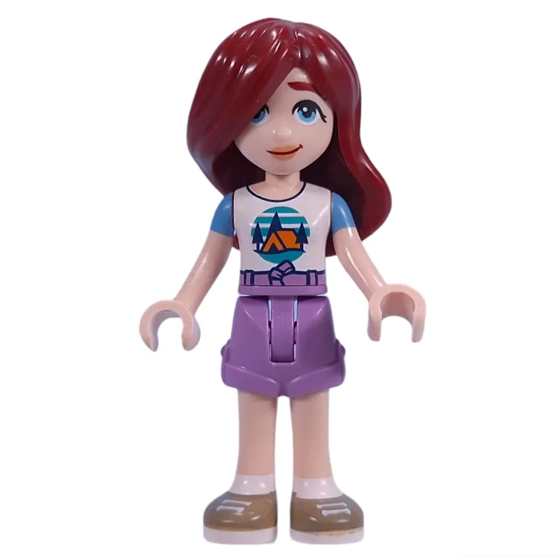 Paisley - Adventure Camp, Medium Lavender Shorts