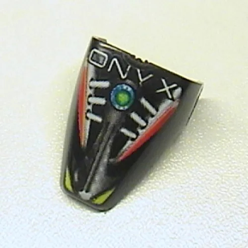 Large Figure Visor / Limb Cover, Armour with Onyx Print