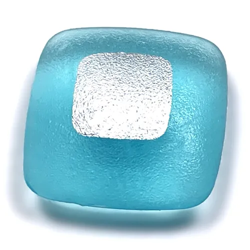 Clikits Icon, Square 2 x 2 Large with Pin, Silver Square Print