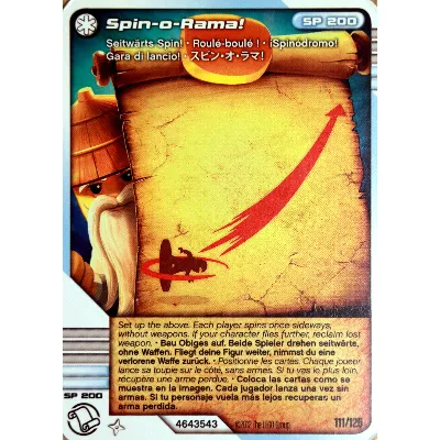 Trading Card, Ninjago Deck #2: 111 - Spin-o-Rama! - International Version