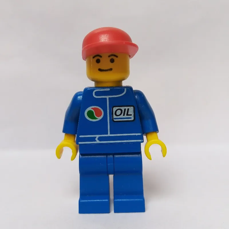 Racer, Blue Jacket with Octan Logo, Blue Legs, Red Cap