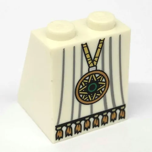 Slope 65° 2 x 2 x 2 with Bottom Tube and Robe, Gold Star Pendant and Tassels Print