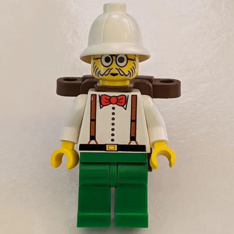 Dr. Charles Lightning with Backpack