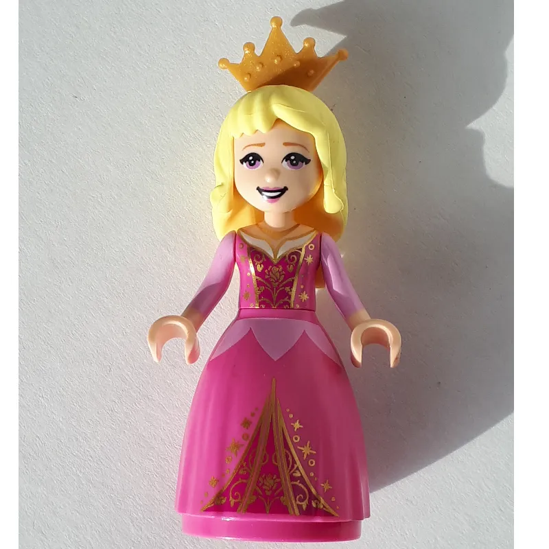 Aurora - Dark Pink Gown, Crown