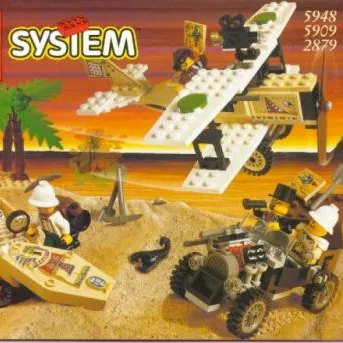 Treasure Raiders set with Mummy Storage Container