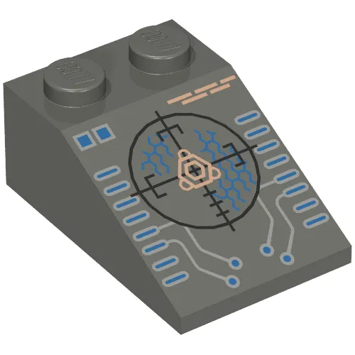 Slope 33° 3 x 2 with Insectoid Scope Print