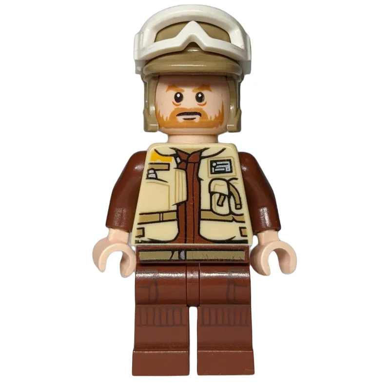 Corporal Rostok / Rebel Trooper with Beard and White Snow Goggles