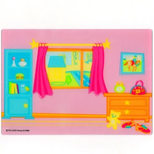 Backdrop, Belville Doll House Bedroom