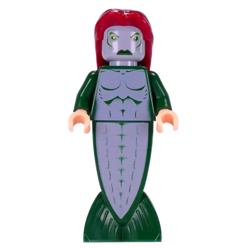 Merman with Dark Red Hair