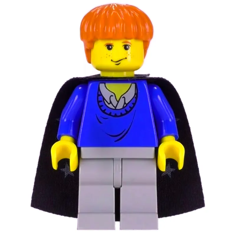 Ron Weasley, Yellow Skin, Blue Sweater, Cape with Stars