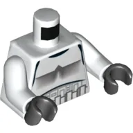 Torso Armour Stormtrooper Print, White Arms, Black Hands