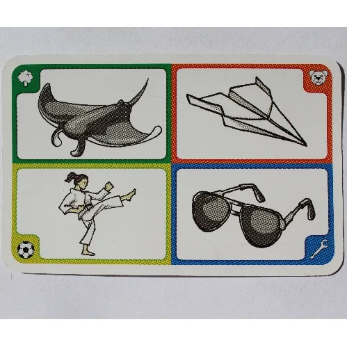 Game Card, Creationary, 107 Manta Ray