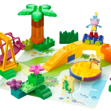 Dora and Boots at Play Park