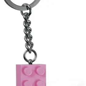 Pink Brick Key Chain