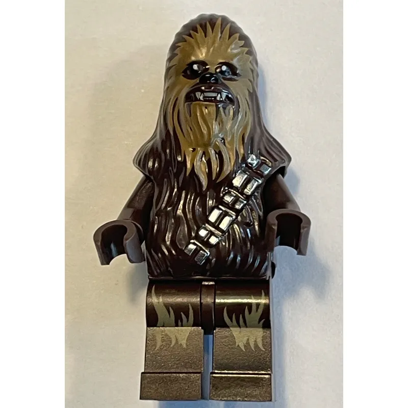 Chewbacca, Dark Brown - Long Lines on Legs on Outside