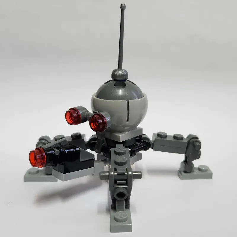 Dwarf Spider Droid, Dark Bluish Gray Dome, Shooter Cannon