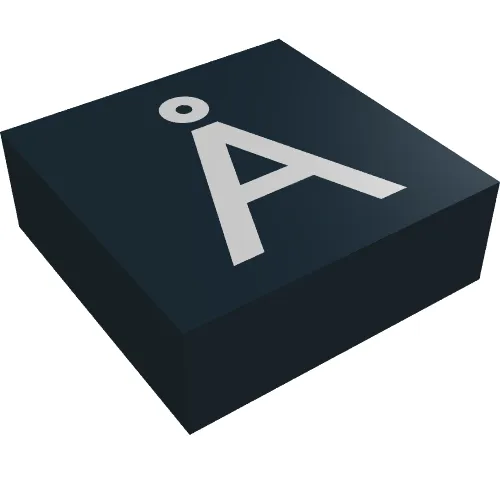 Tile 1 x 1 with Letter Å Print