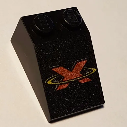 Slope 33° 3 x 2 with Red X and Yellow Circle Print