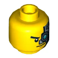 Minifig Head Zane, Cyborg Armour Print