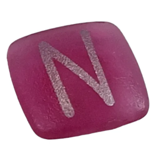 Clikits Icon, Square 2 x 2 Small with Pin and Silver 'N' Print