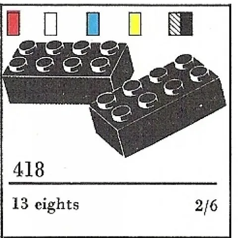 2 x 4 Bricks (The Building Toy)
