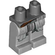 Hips and Light Bluish Gray Legs with Robe and Reddish Brown Strap Print (Rey)