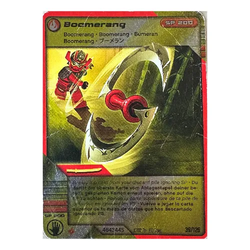 Trading Card, Ninjago Deck #2: 39 - Boomerang - North American Version
