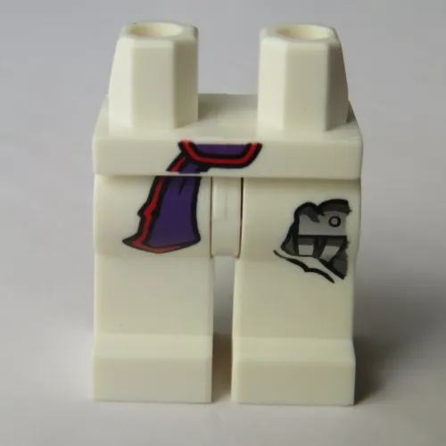 Hips and White Legs with Dark Purple Sash, Robotic Parts