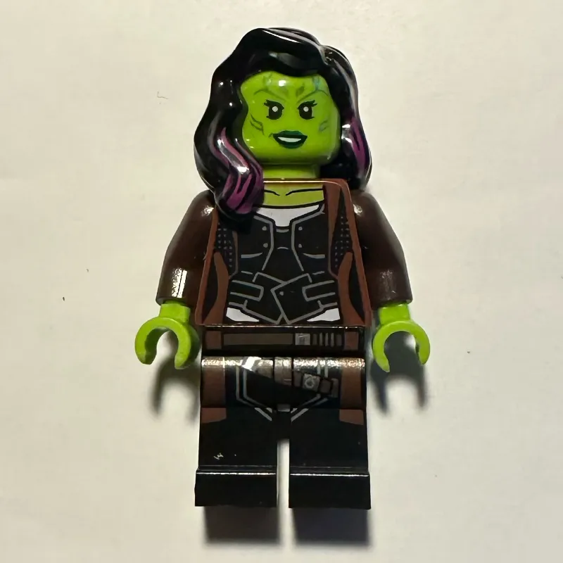 Gamora in Long Reddish Brown Coat