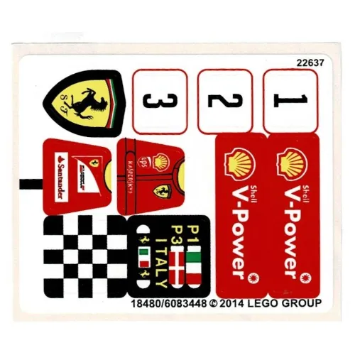 Sticker Sheet for Set 40194-1