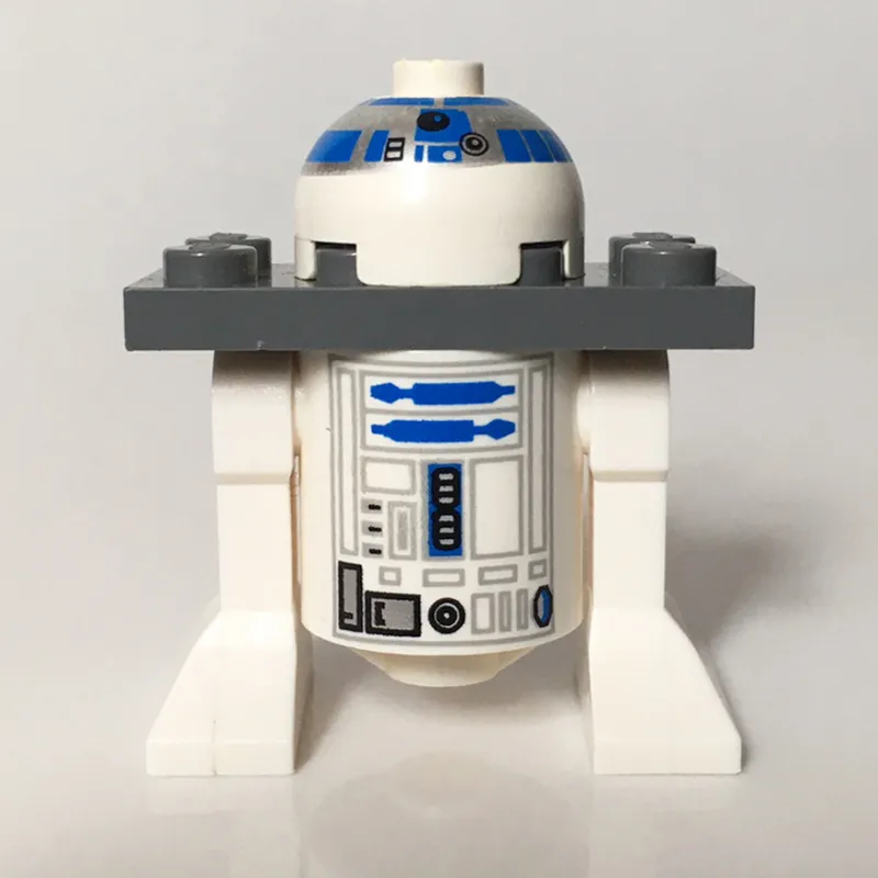 Astromech Droid, R2-D2, White Dome, Dark Bluish Gray Serving Tray
