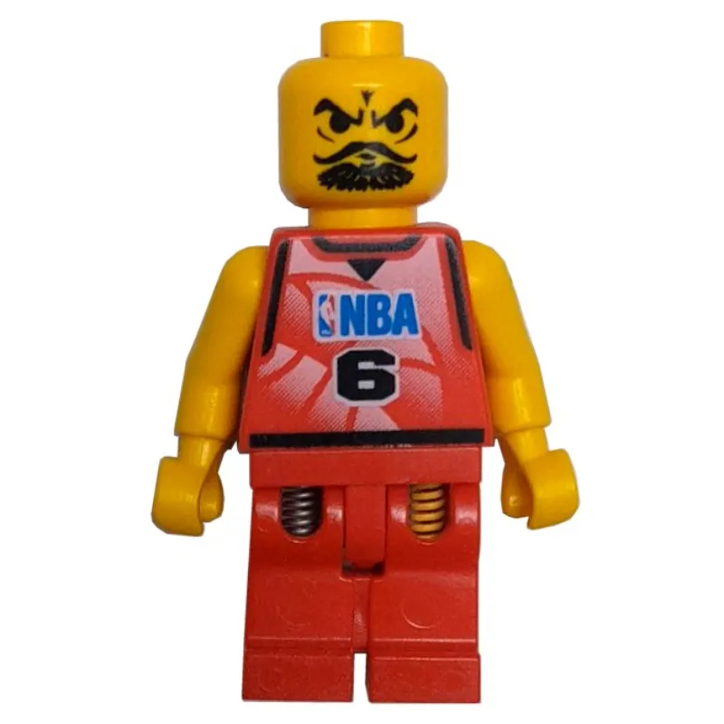 Basketball Player, Red  Torso, Red Legs #6