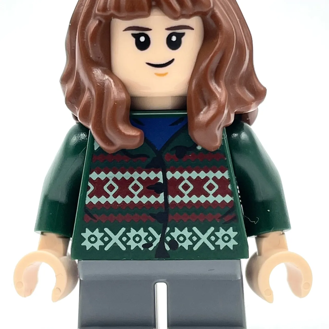 Hermione Granger, Dark Green Sweater, Short Dark Bluish Gray Legs