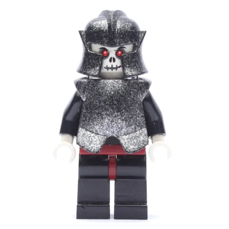 Skeleton Warrior, Speckle Black-Silver Armor and Helmet