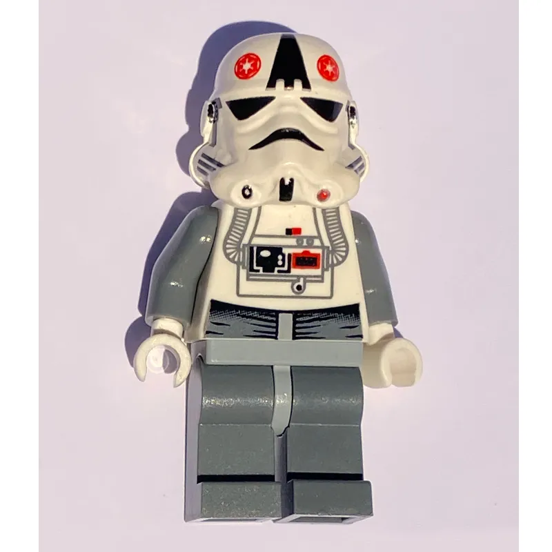 AT-AT Driver, White Uniform, Plain Black Head (30408 Helmet)