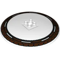 Dish 10 x 10 Inverted (Radar) with Wheel / Tire Print