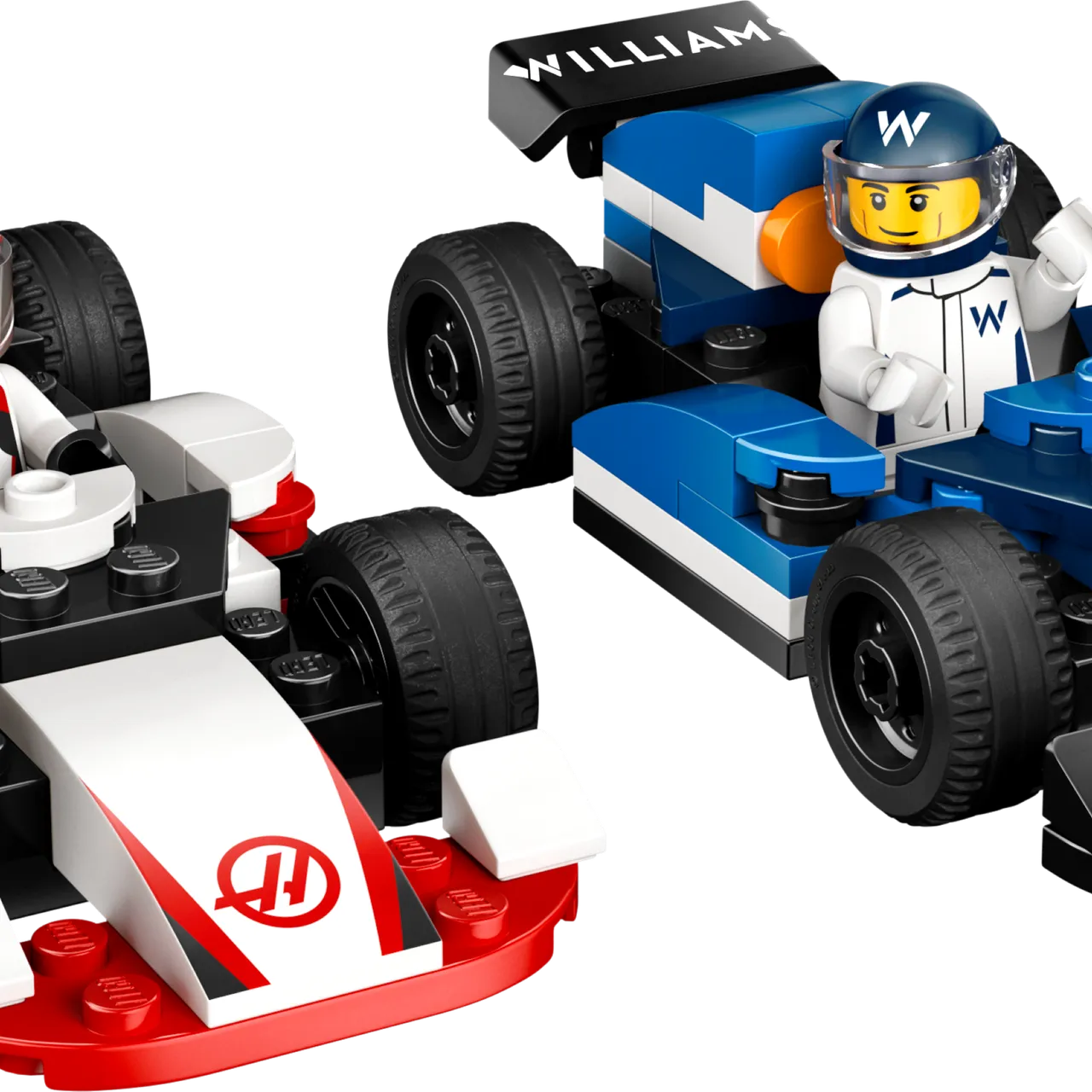 F1 Williams Racing & Haas F1 Race Cars