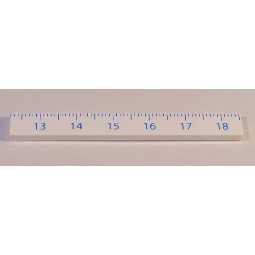 Tile 1 x 8 with Ruler CM 13 - 18 Pattern