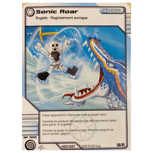 Trading Card, Ninjago Deck #1: 56 - Sonic Roar - North American Version