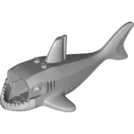 Animal Body Part, Shark Body with Gills and White Belly Print