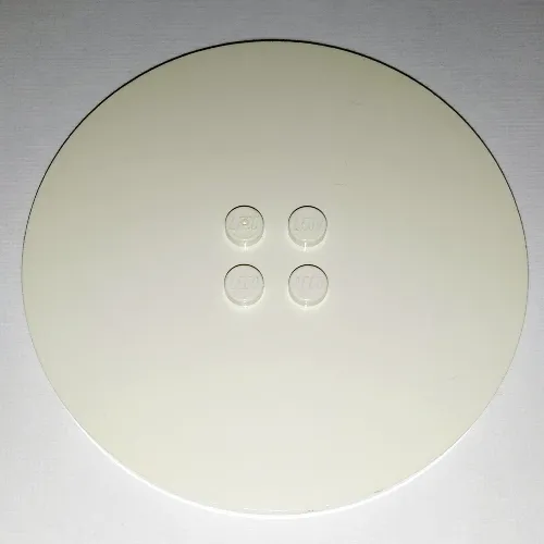 Plate Special Round 8 x 8 with 2 x 2 Center Studs without Groove