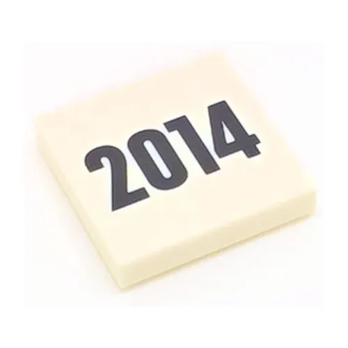 Tile 2 x 2 with '2014' Print