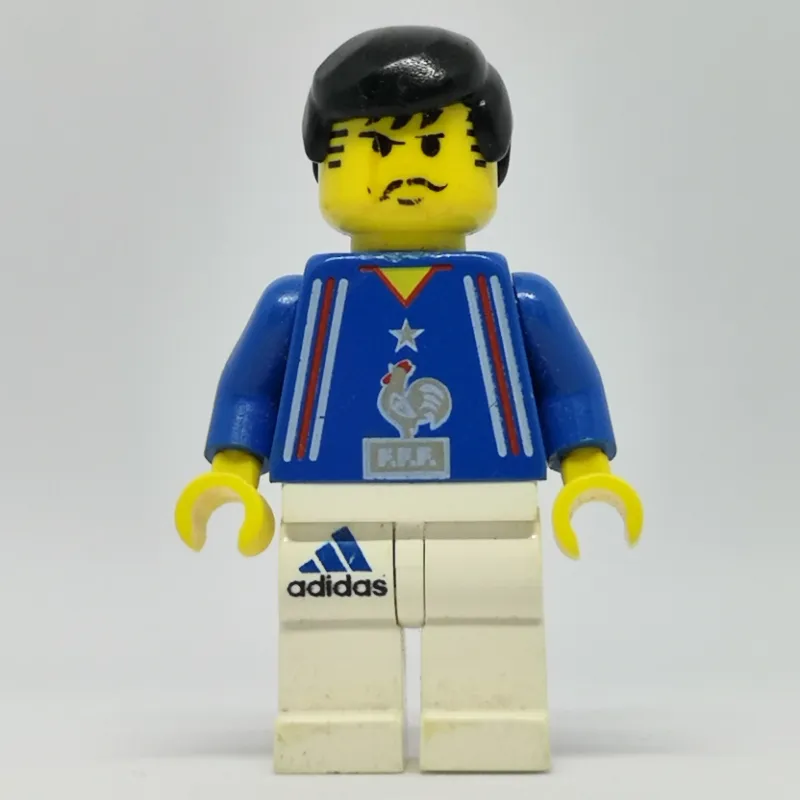 Soccer Player Blue Torso, White Legs 3