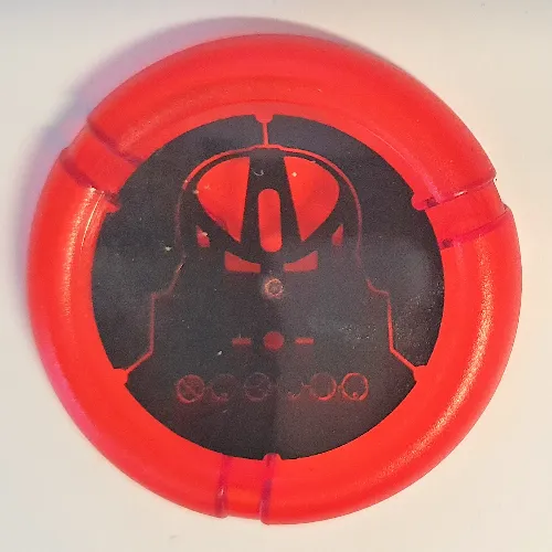 Large Figure Throwing Disc, Kanoka, Mask Huna (Toa Metru) Print