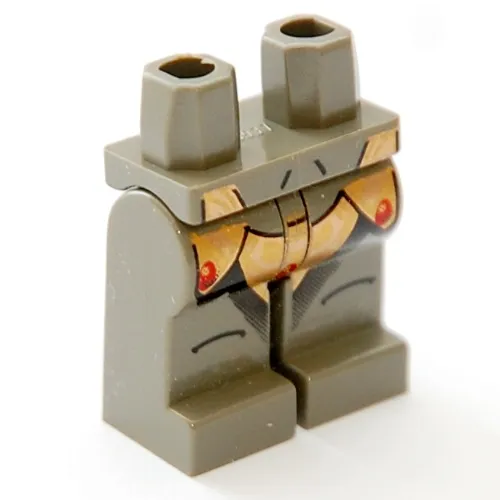 Hips and Dark Gray Legs with Geonosian Copper Print