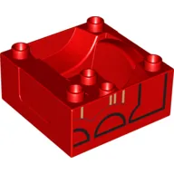 Duplo Train Cab / Tender Base Thomas & Friends James Print