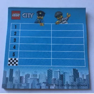 Notepad, Police Chase Race Game Score Pad - Police vs. Burglar